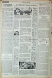 Página do jornal Correio do Ceará de novembro de 1981