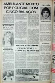 Página do jornal Correio do Ceará de novembro de 1981