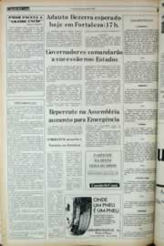 Página do jornal Correio do Ceará de novembro de 1981
