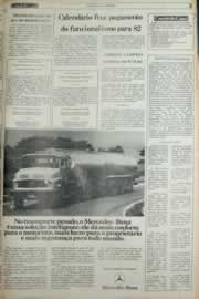 Página do jornal Correio do Ceará de dezembro de 1981