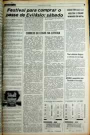 Página do jornal Correio do Ceará de dezembro de 1981