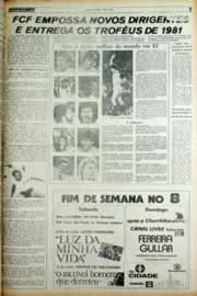 Página do jornal Correio do Ceará de dezembro de 1981