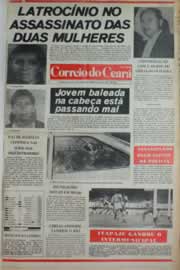 Página do jornal Correio do Ceará de janeiro de 1982