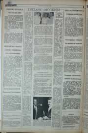 Página do jornal Correio do Ceará de janeiro de 1982