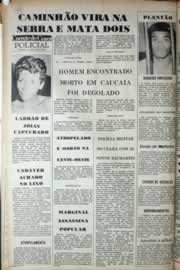 Página do jornal Correio do Ceará de janeiro de 1982