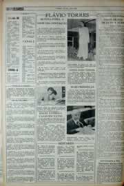 Página do jornal Correio do Ceará de janeiro de 1982