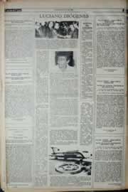 Página do jornal Correio do Ceará de fevereiro de 1982