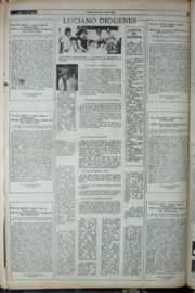 Página do jornal Correio do Ceará de fevereiro de 1982