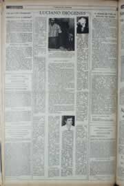 Página do jornal Correio do Ceará de fevereiro de 1982
