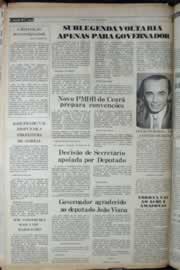 Página do jornal Correio do Ceará de fevereiro de 1982