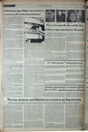 Página do jornal Correio do Ceará de fevereiro de 1982