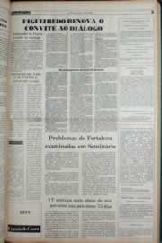 Página do jornal Correio do Ceará de março de 1982