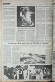 Página do jornal Correio do Ceará de março de 1982