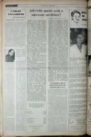 Página do jornal Correio do Ceará de março de 1982