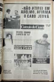 Página do jornal Correio do Ceará de março de 1982