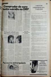 Página do jornal Correio do Ceará de março de 1982