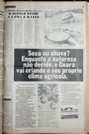 Página do jornal Correio do Ceará de março de 1982