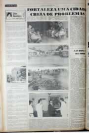 Página do jornal Correio do Ceará de março de 1982