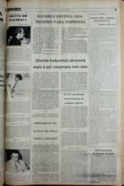 Página do jornal Correio do Ceará de março de 1982