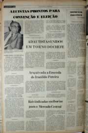 Página do jornal Correio do Ceará de março de 1982