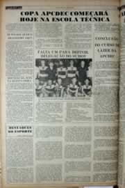 Página do jornal Correio do Ceará de março de 1982