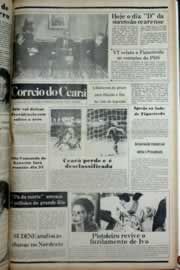 Página do jornal Correio do Ceará de março de 1982