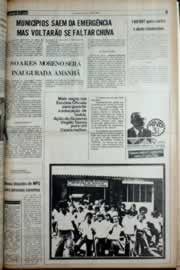 Página do jornal Correio do Ceará de março de 1982