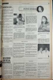 Página do jornal Correio do Ceará de março de 1982