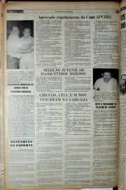 Página do jornal Correio do Ceará de março de 1982