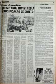 Página do jornal Correio do Ceará de março de 1982