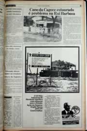 Página do jornal Correio do Ceará de março de 1982