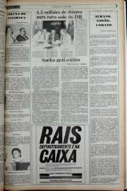 Página do jornal Correio do Ceará de março de 1982
