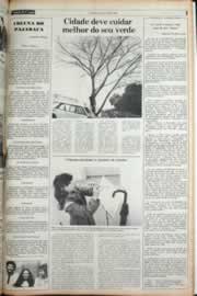 Página do jornal Correio do Ceará de março de 1982
