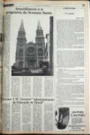 Página do jornal Correio do Ceará de março de 1982