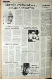 Página do jornal Correio do Ceará de março de 1982