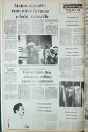 Página do jornal Correio do Ceará de abril de 1982