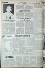 Página do jornal Correio do Ceará de abril de 1982