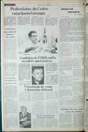 Página do jornal Correio do Ceará de abril de 1982