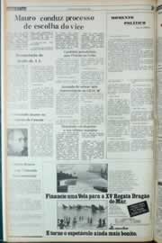 Página do jornal Correio do Ceará de abril de 1982
