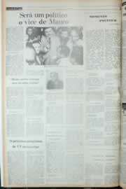 Página do jornal Correio do Ceará de abril de 1982
