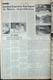 Página do jornal Correio do Ceará de abril de 1982