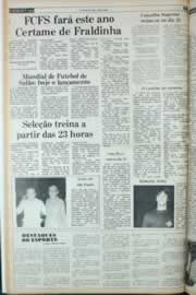 Página do jornal Correio do Ceará de abril de 1982