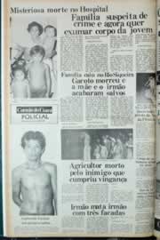 Página do jornal Correio do Ceará de abril de 1982