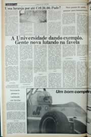 Página do jornal Correio do Ceará de abril de 1982