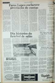Página do jornal Correio do Ceará de abril de 1982
