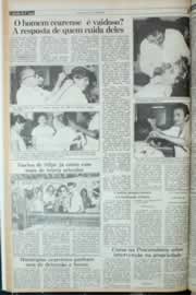 Página do jornal Correio do Ceará de abril de 1982
