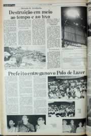 Página do jornal Correio do Ceará de abril de 1982