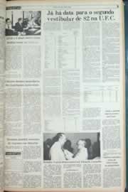 Página do jornal Correio do Ceará de abril de 1982