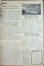 Página do jornal Correio do Ceará de abril de 1982
