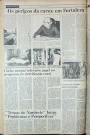 Página do jornal Correio do Ceará de abril de 1982